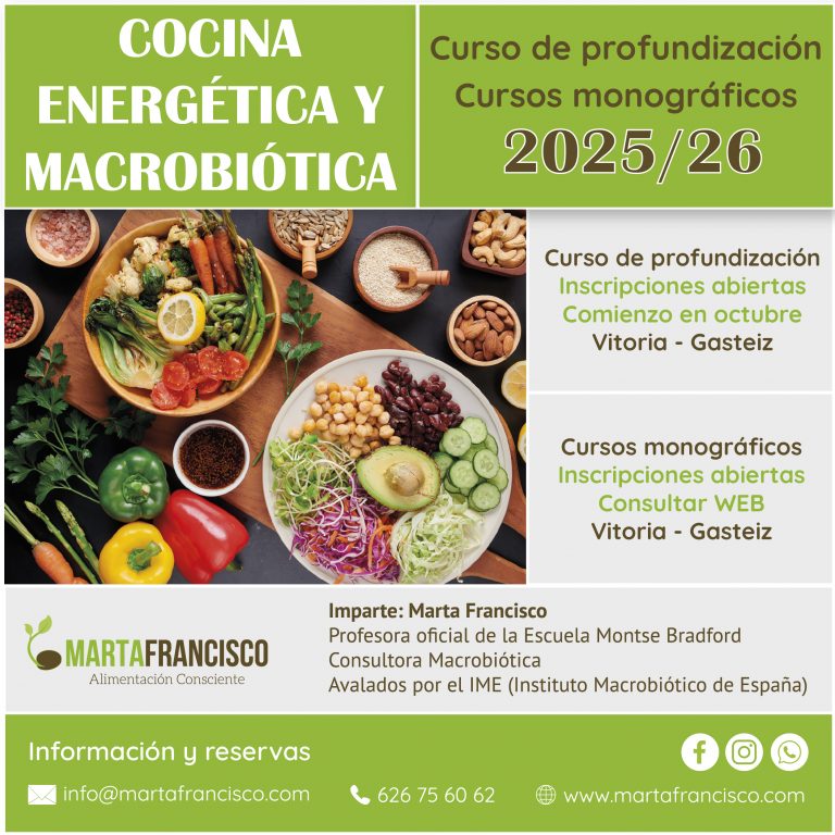 Lee más sobre el artículo Curso Profundización en la Macrobiótica